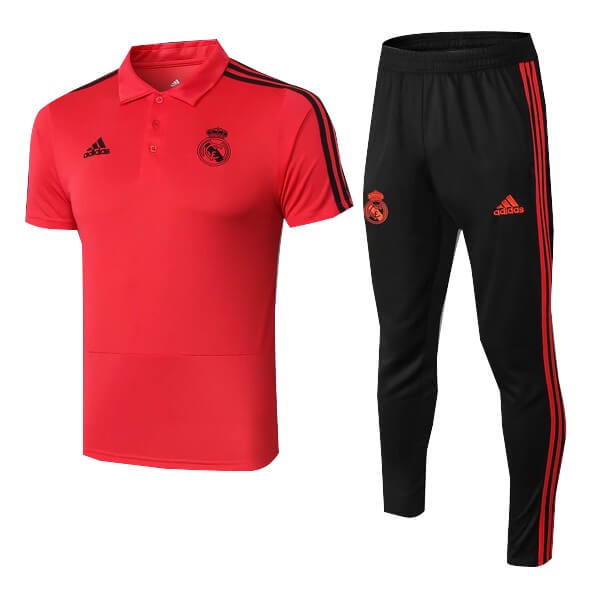 Polo Komplett Set Real Madrid 2018-19 Rote